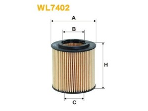 WL7402 (WIX FILTERS) Фильтр масляныйFiat Grande Punto 05-10 Opel Astra H 04-14 Suzuki SX-4 06-14