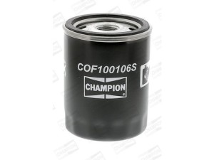 COF100106S (CHAMPION) Фильтр масляныйRenault Trafic 81-01 Ford Focus I 98-04 Fiat Fiorino 88-00