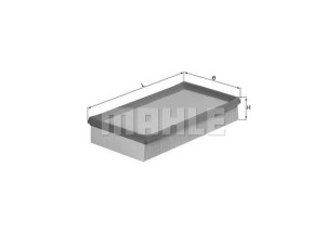 LX993 (KNECHT) Фильтр воздушныйRenault Megane I 96-03 Renault Clio II 98-05 Renault Kangoo 97-07