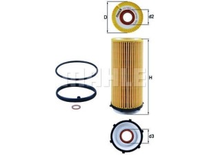 OX560D (KNECHT) Фильтр масляныйBMW X6 E71 08-14 BMW X5 E70 07-13 BMW 5 F10-18 10-17