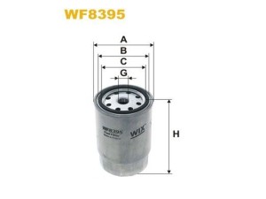 WF8395 (WIX FILTERS) Фильтр топливныйHyundai Elantra MD 11-16 Hyundai i-30 07-12 Kia Sportage 10-15