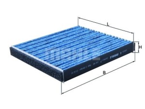 LAO490 (MAHLE) Фильтр салона антибактериальныйMitsubishi Outlander 15-21 Lexus GS 05-11 Toyota Camry 06-11