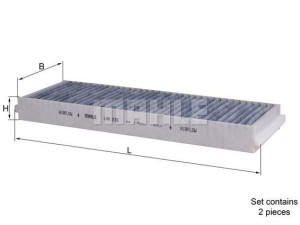 LAK239/S (KNECHT) Фильтр салона угольныйAudi A6 04-11 Audi A3 03-12 Toyota Land Cruiser 200 07-21