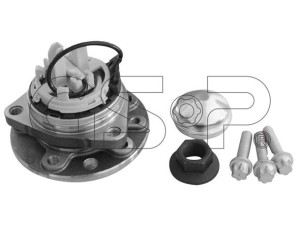 9333097K (GSP) Ступица передняя с подшипником с ABS в сбореOpel Zafira B 05-12 Opel Astra H 04-14