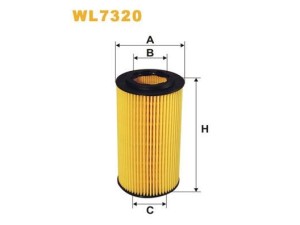 WL7320 (WIX FILTERS) Фильтр масляныйFord Mondeo IV 07-15 Ford Focus II 04-11 Volvo V70 07-16