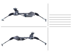 VW423.NL00.OEM (BOSCH) Рульова рейка з ЕУРVW Passat B8 14- VW Golf VII 12-20 Skoda Superb 15-