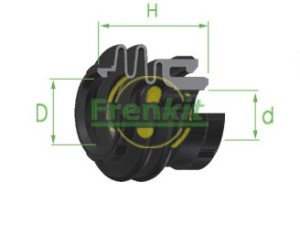 58383 (FRENKIT) Пыльник направляющей суппортаRenault Megane IV 16- SEAT Leon 12-20 Ford Ka 14-21