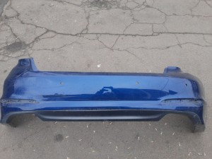 86614C1000 (HYUNDAI) Бампер задний в сборе парктроник под 2 трубы -18