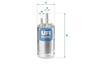 3195100 (UFI) Фильтр топливныйVolvo S60 10-18 Volvo S80 06-16 Volvo V70 07-16