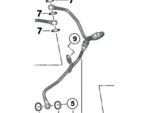 11428471071 (BMW) Трубка подачи масла в турбинуBMW X1 U11 22-