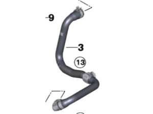 64218832960 (BMW) Патрубок охлаждающей жидкостиBMW X1 U11 22-