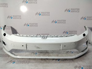 510807221F (VW) Бампер передний под парктроник под омыватели фар -17