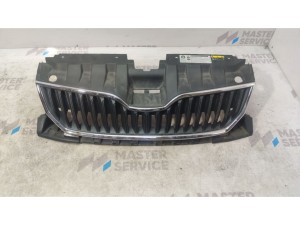 6V0853653 (SKODA) Решетка радиатора хром -18Skoda Fabia III 14-21