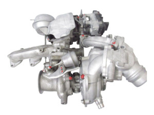 11657823257 (BMW) Турбина Bi-Turbo в сбореBMW 3 F30-80 12-19 BMW X5 F15 13-18 BMW 5 F10-18 10-17