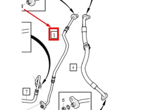 31694875 (VOLVO) Трубка кондиционера 2.0EcoBoost 16VVolvo XC40 17-