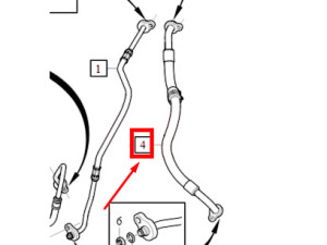 31694876 (VOLVO) Трубка кондиционера 2.0EcoBoost 16VVolvo XC40 17-