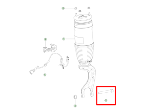 105632300A (TESLA) Болт амортизатораTesla Model X 15-21 Tesla Model S 12-16 Tesla Model S 16-21