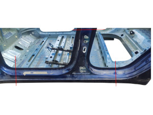 1073839S0N (TESLA) Порог металл левыйTesla Model 3 18-23