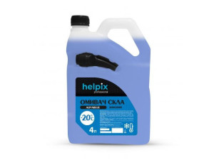 4823075804733 (HELPIX) Стеклоомыватель зимний готовый с лейкой -20C 4 л HELPIX Aquablue