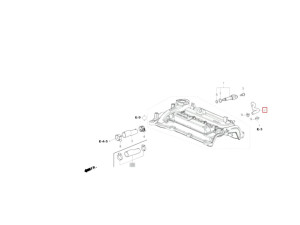 1713159B000 (HONDA) Трубка вакуумной системыHonda Civic FK 11-17 Honda Accord CV 17-