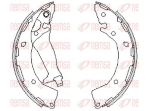 4248.00 (REMSA) Колодки тормозные барабанныеHyundai Solaris 11-17 Hyundai Accent 10-18 Kia Rio UB 11-17