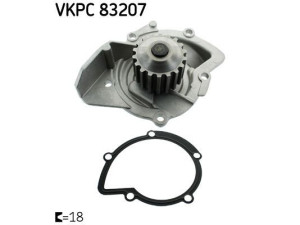 VKPC83207 (SKF) Помпа системы охлаждения 2.0HDI 16VToyota ProAce 13-16 Ford Focus III 11-18 Peugeot Expert 07-16