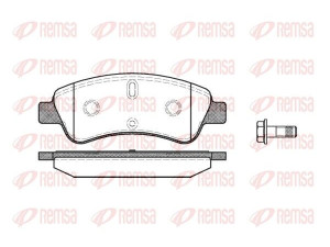 0840.10 (REMSA) Колодки тормозные дисковые передниеPeugeot Partner 08- Citroen Berlingo 08-18 Opel Corsa F 19-
