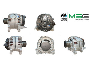 0124525187 (BOSCH) ГенераторVW Caddy III 04-15 Audi A3 03-12 Skoda Fabia II 07-14