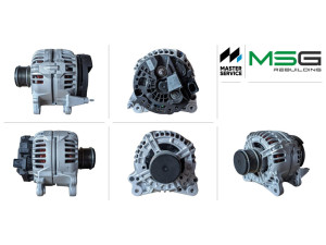 0124525091 (BOSCH) ГенераторVW Caddy III 04-15 Audi A4 04-08 Skoda Octavia A5 04-13