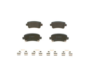 0986424124 (BOSCH) Колодки тормозные дисковые задние комплектOpel Insignia 08-16 Chevrolet Malibu 12-15