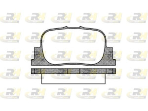 2801.00 (Road house) Колодки тормозные дисковые задниеToyota Camry 96-01 Toyota Prius 03-09 Toyota Corolla 02-07