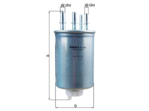 KL1044 (MAHLE) Фильтр топливныйLand Rover Discovery V 17- Range Rover Sport 13-22 Range Rover 12-22