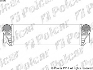 2021J81X (POLCAR) Радиатор интеркулера 3.0T-GDI 24VBMW 7 F01-F04 08-15 BMW 5 Gran Turismo F07 09-17 BMW 5 F10-18 10-17