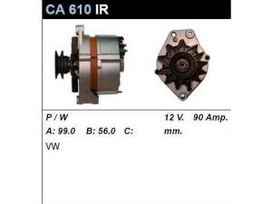 CA610IR (MSG Rebuilding) ГенераторVW Passat B3-B4 88-96 VW Transporter T4 90-03